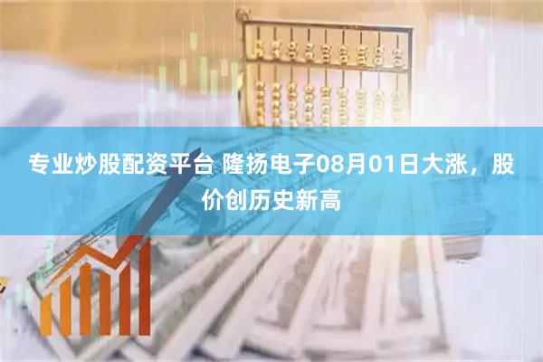 专业炒股配资平台 隆扬电子08月01日大涨，股价创历史新高